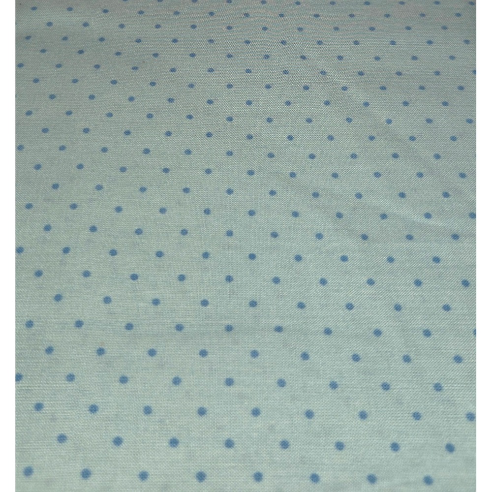 NEW BTY 43"W Quilters Showcase Cotton Light Blue Polka Dot Tonal Blue By Yard